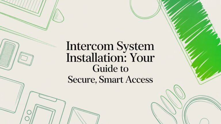 Intercom Installation Guide Intercom System Installation: Your Guide to Secure, Smart Access