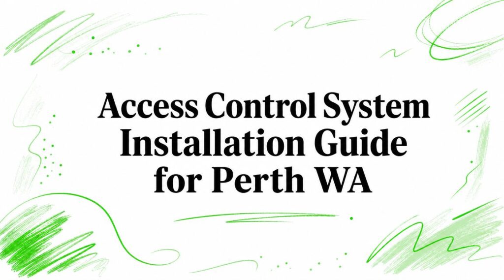 Access Control System Installation Guide for Perth WA