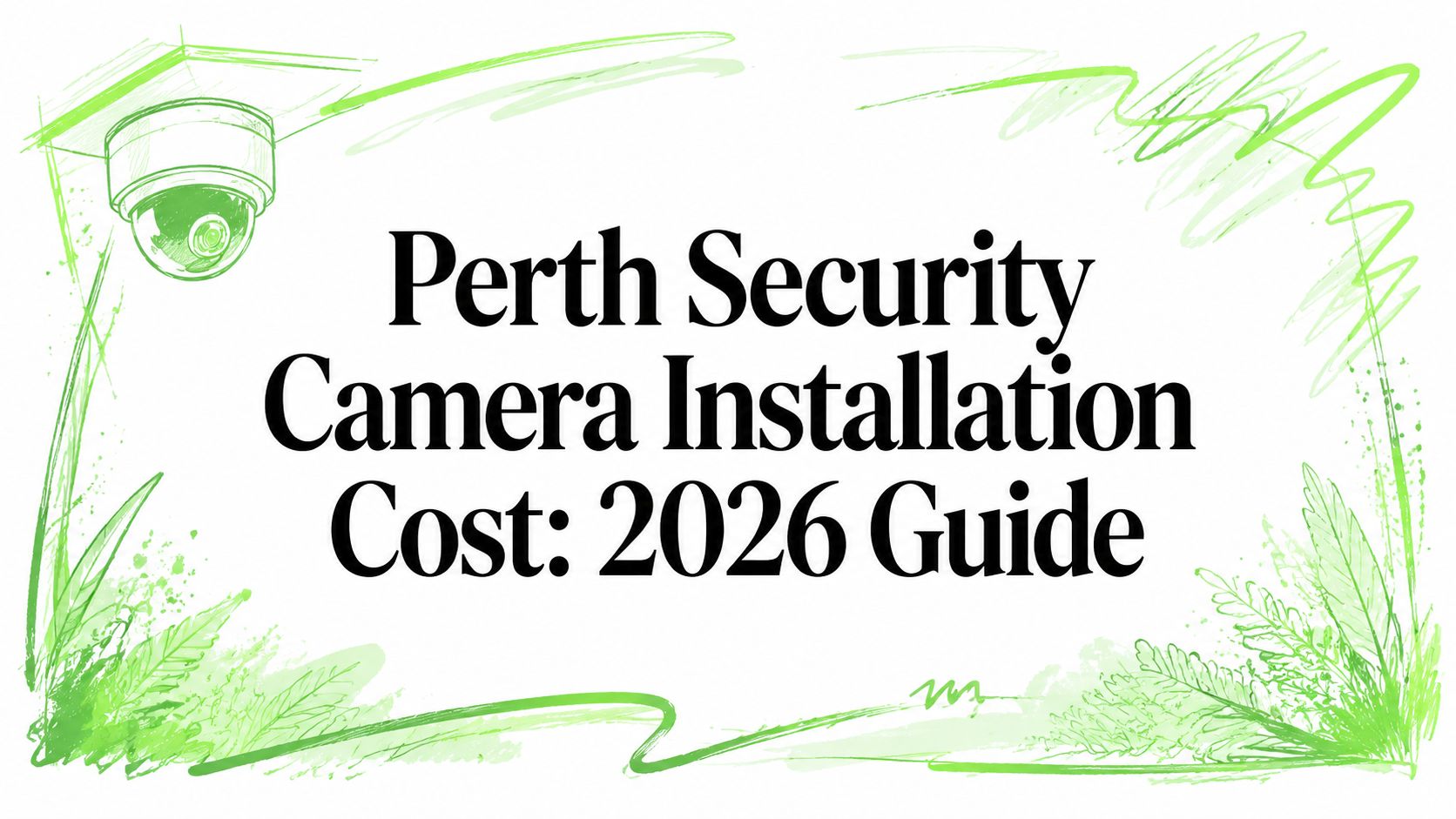 Perth Security Camera Installation Cost: 2026 Guide