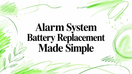 Alarm System Battery Replacement Made Simple