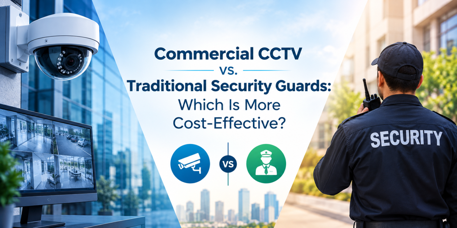 Commercial CCTV vs Traditional Security